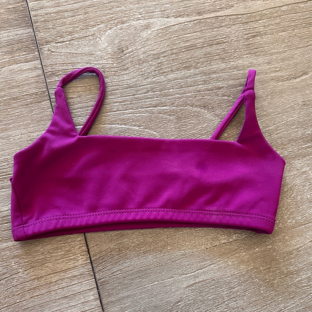 Like New Tiger Friday Tru Cami Bra in Mulberry Size Child Large